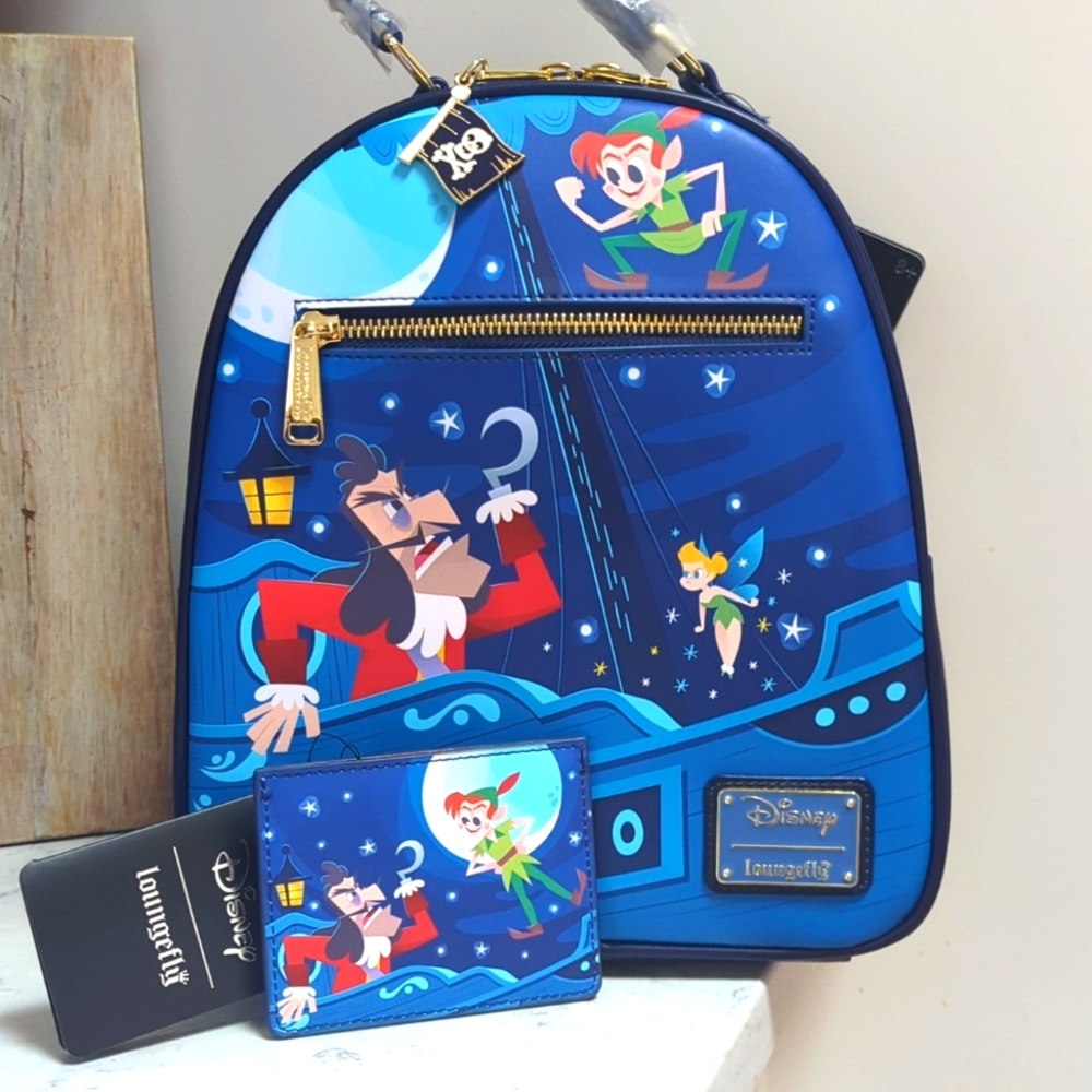 Loungefly Peter Pan Tinkerbell Mini Backpack Card Case